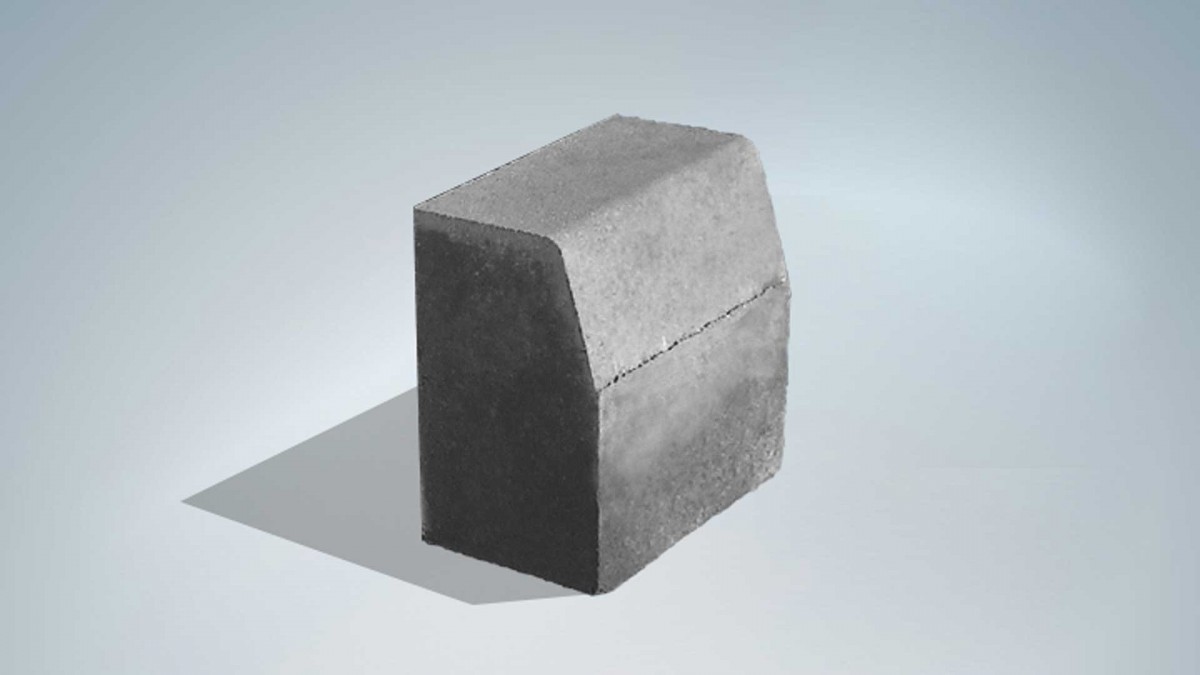 Barabás kiemelt szegély - Szürke