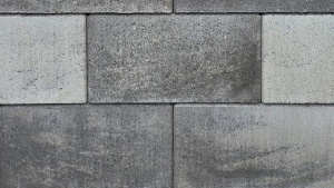 Barabás kerítéskő - Fekete-fehér melír