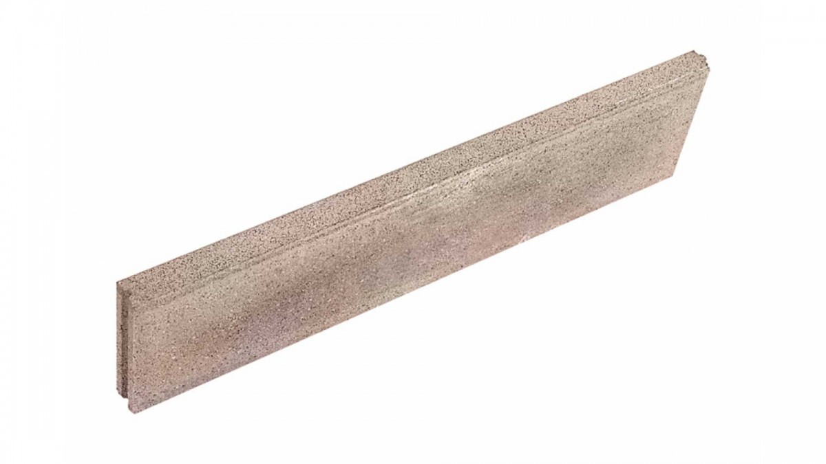 Barabás kerti szegély 100 x 20 x 5 cm - Barna