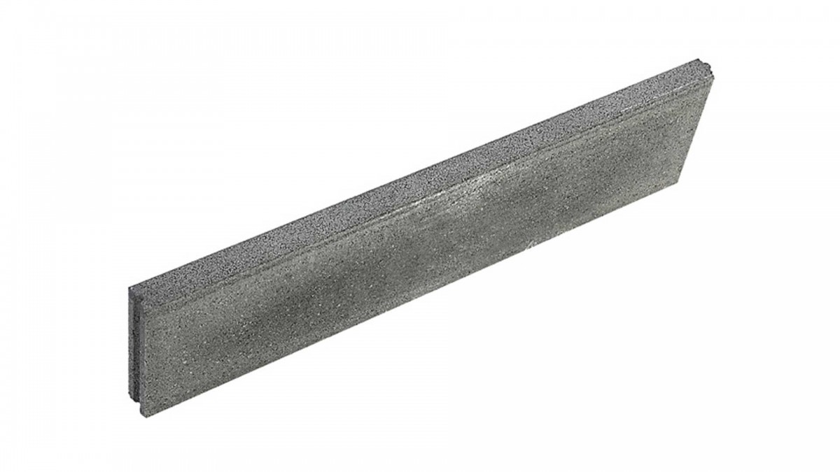 Barabás kerti szegély 100 x 20 x 5 cm - Szürke