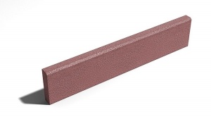 Leier Quartz kerti szegélykő - Piros