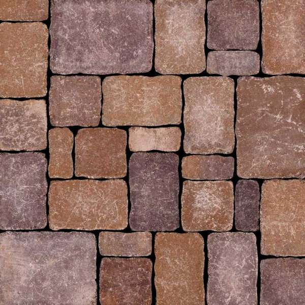 Semmelrock Umbriano térkő 50 x 25 x 8 cm gránit-beige - Vörös-barna