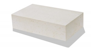 Semmelrock Lusso Tivoli lépcső 60x35x15 cm - Krémfehér