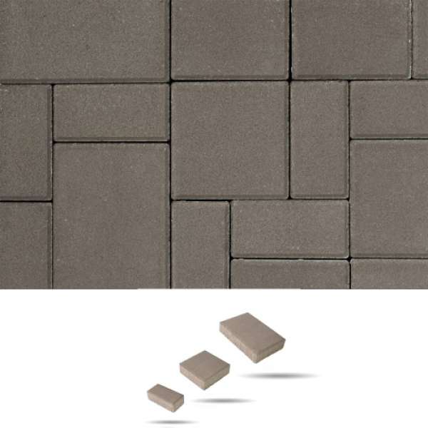 SW Maroskő térkő 4-6-8 cm - Szürke