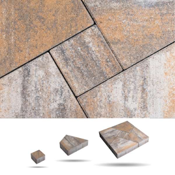 SW Mozaikkő térkő 8 cm - Dióhéj