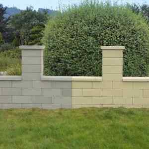 Semmelrock Rivago kerítés világos beige normál kő